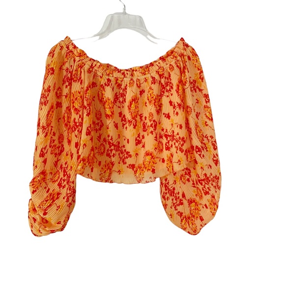 House of Harlow x REVOLVE Kirsi Top in Orange Floral XS - Picture 2 of 9